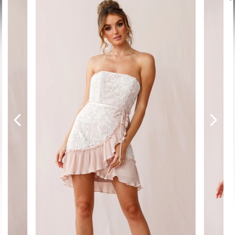 Strapless Lace Dress *out of stock on website*